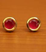 Red Ruby       Studs