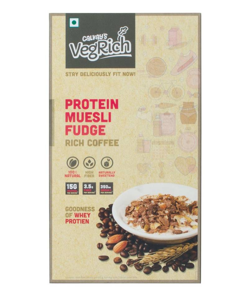 Rich Coffee VegRich Protein Muesli Fudge