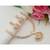 Elegant Gold Tone American Diamond Attigai Necklace with Matching Ear Rings