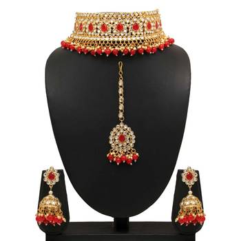 Red necklace-sets 1