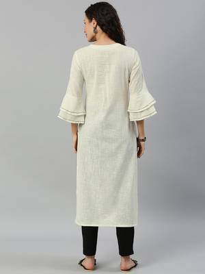 White printed cotton kurtas-and-kurtis 2