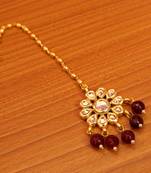 Red Ruby Maang-Tikka