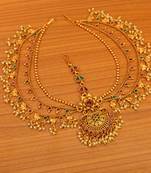 Multicolor Ruby Maang-Tikka