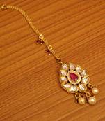 Red Ruby Maang-Tikka