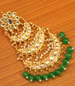 Green Emerald Maang-Tikka