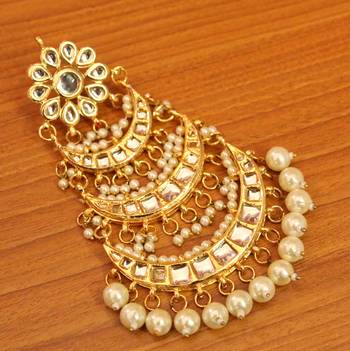 White Pearl Maang-Tikka 1