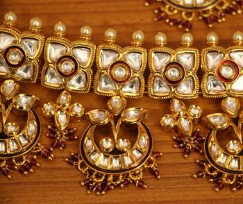 Red Pearl Necklace-Sets 2