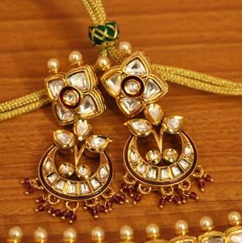Red Pearl Necklace-Sets 3