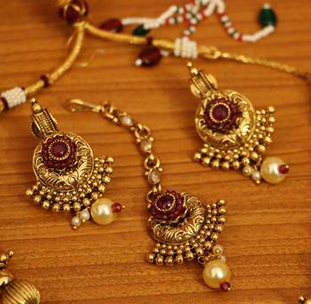 Red Zircon Necklace-Sets 4