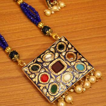 Multicolor Ruby Necklace-Sets 2