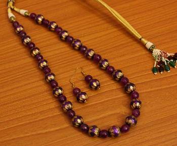 Purple Onyx Necklace-Sets 1
