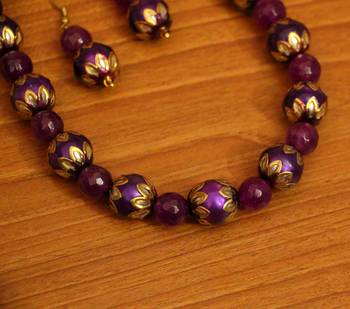 Purple Onyx Necklace-Sets 2