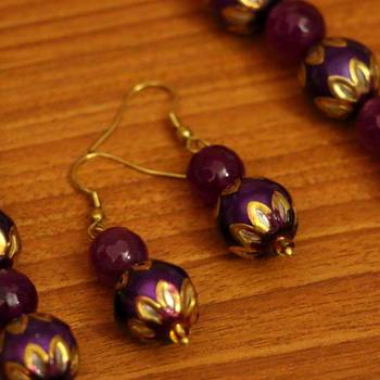Purple Onyx Necklace-Sets 3