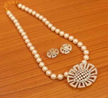 White Pearl Necklace-Sets 1