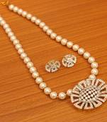 White Pearl Necklace-Sets
