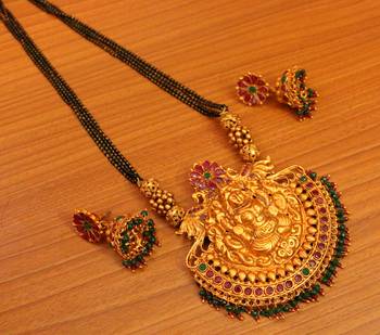 Gold Ruby Necklace-Sets 1