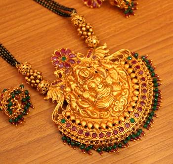 Gold Ruby Necklace-Sets 2