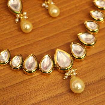 White Pearl Necklace-Sets 2