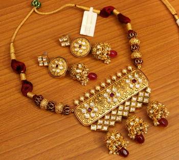 Red Ruby Necklace-Sets 1