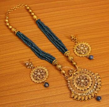 Gold Zircon Necklace-Sets 1