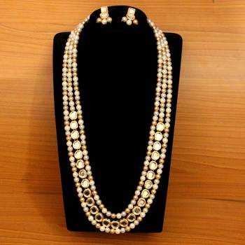 White Pearl Necklace-Sets 1