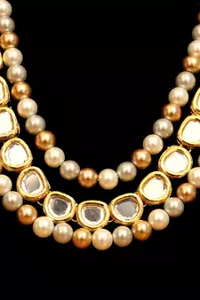 White Pearl Necklace-Sets