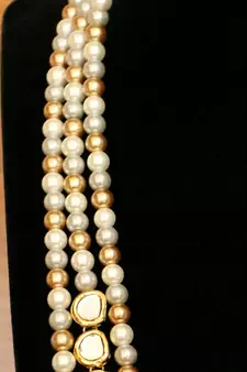 White Pearl Necklace-Sets