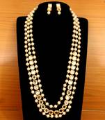 White Pearl Necklace-Sets