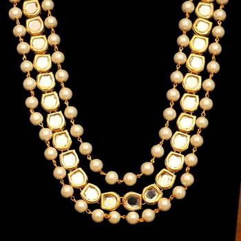 White Pearl Necklace-Sets 2