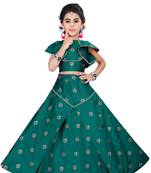 Girls Green Designer Lehenga Choli 