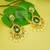 Gold Plated Multi Polki Bali Style Earrings