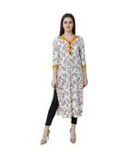 multicolor printed rayon kurti