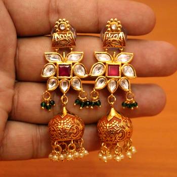 Red Jhumkas 1