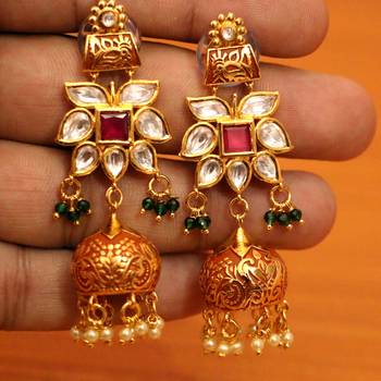 Red Jhumkas 2