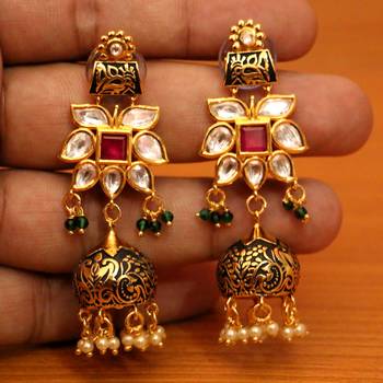 Red Jhumkas 1
