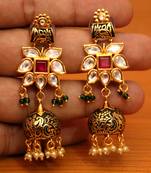 Red Jhumkas