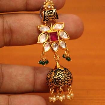 Red Jhumkas 2