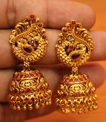 Red Jhumkas