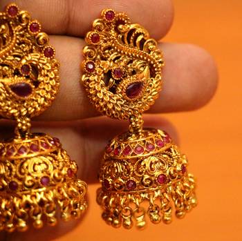 Red Jhumkas 2