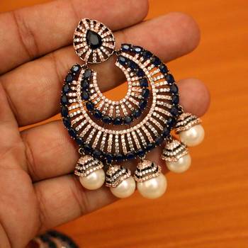 Blue Pearl Danglers-Drops 3