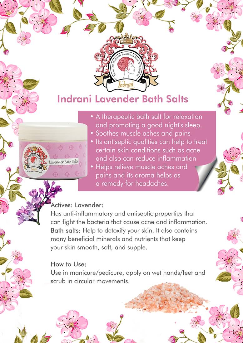 50g Lavender Bath Salts