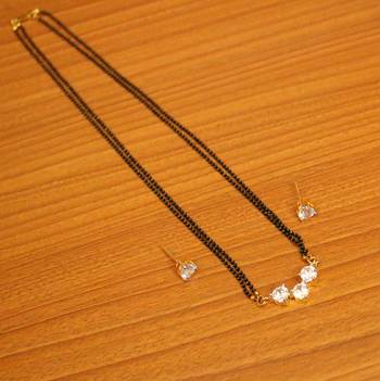 White Mangalsutra 1