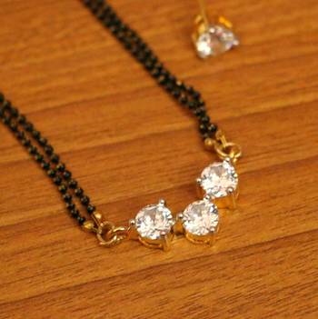 White Mangalsutra 2