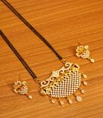 White Cubic Zirconia Mangalsutra