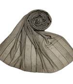 Grey  Premium Cotton Striped Collection