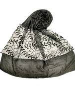 Green  Diamond And Pearl Studed Cotton Hijab