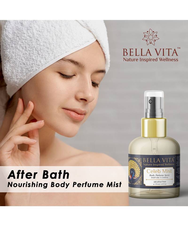 175ml Celeb Mist Body Perfume For Women, Without Alcohol, Fresh, Sweet