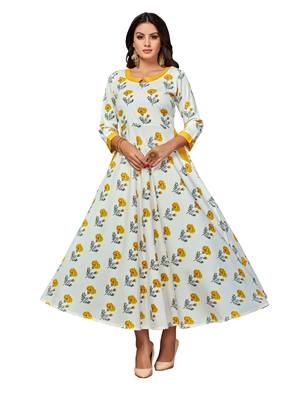 White printed polyester kurtas-and-kurtis 1