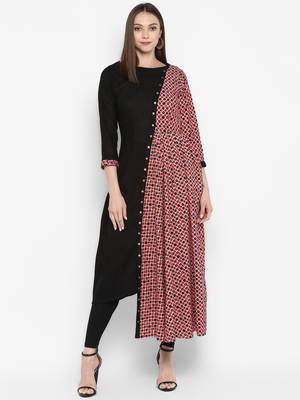 Multicolor printed polyester kurtas-and-kurtis 1