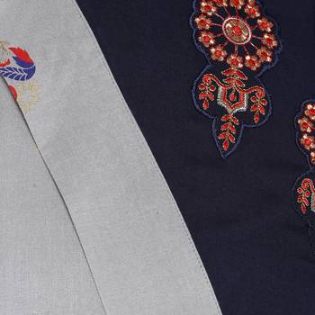 Grey embroidered rayon embroidered-kurtis 5